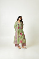 Palmshade Block Printed Kurta Set - CiceroniKurta SetPants and Pajamas