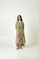 Palmshade Block Printed Kurta Set - CiceroniKurta SetPants and Pajamas