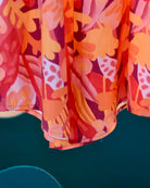 Papaya Printed Cotton Tie-Up Maxi Dress - CiceroniDressesMiko Lolo