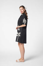 Paradise Palm Black Dress - CiceroniDressesEkastories