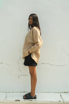 Parallel Beige Oversized Shirt - CiceroniWomen Shirtswith N.