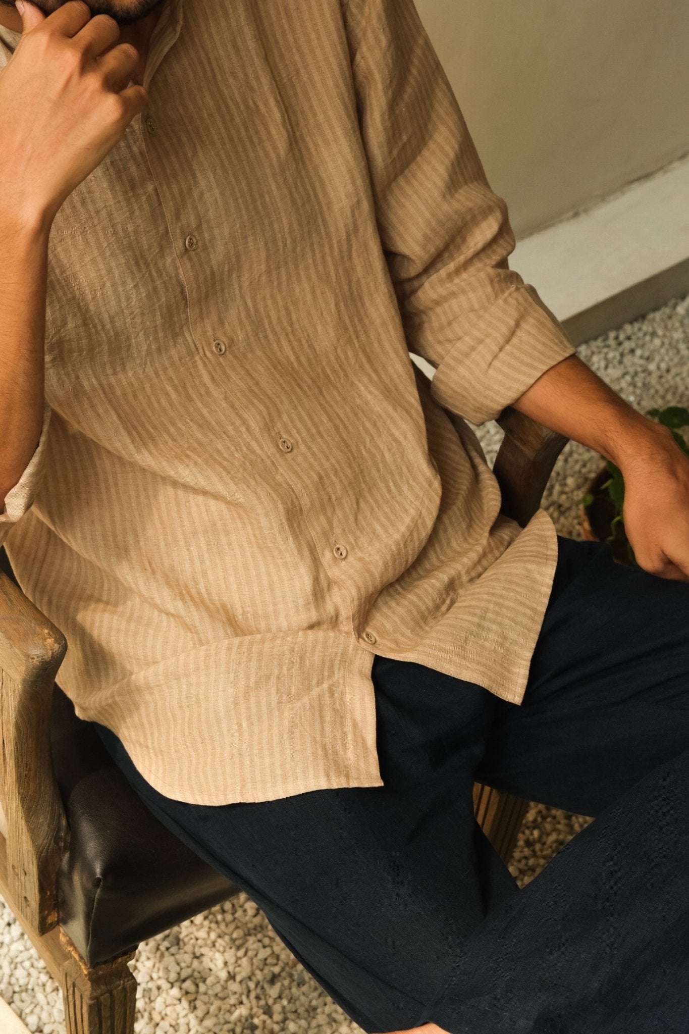 Parallel Beige Shirt - CiceroniShirtswith N.