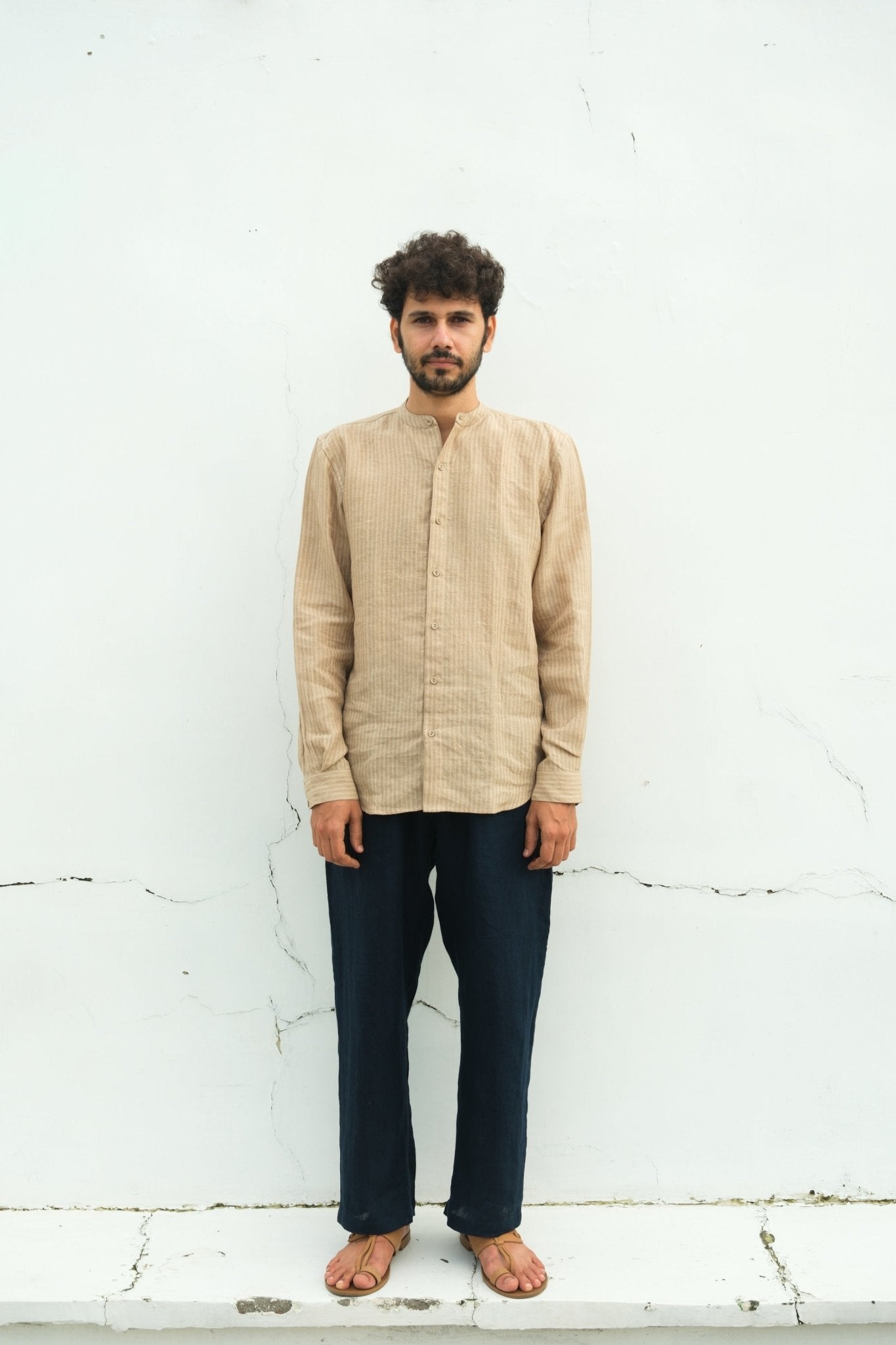 Parallel Beige Shirt - CiceroniShirtswith N.