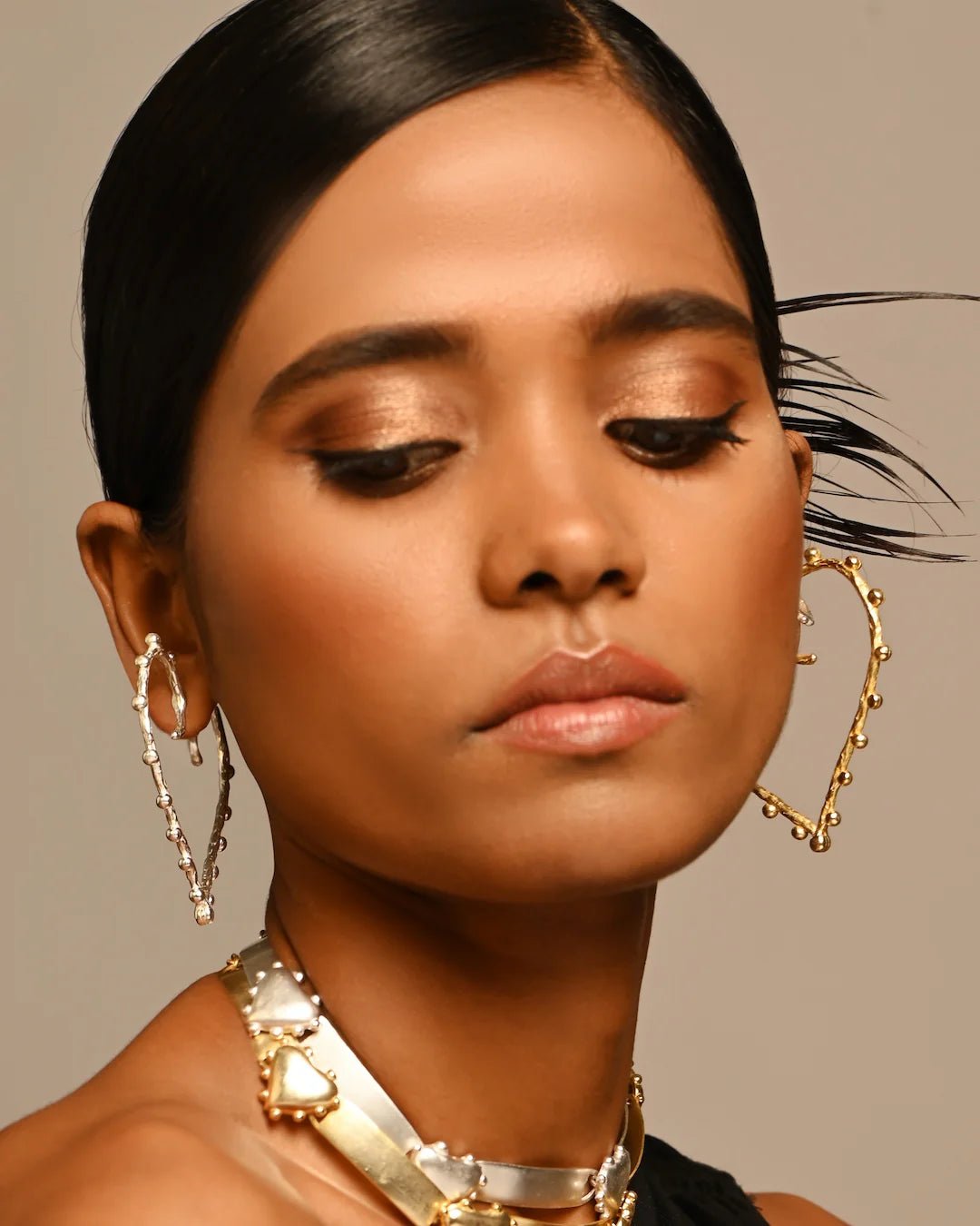 Passional Hoops - Gold XL - CiceroniEarringsBatoki