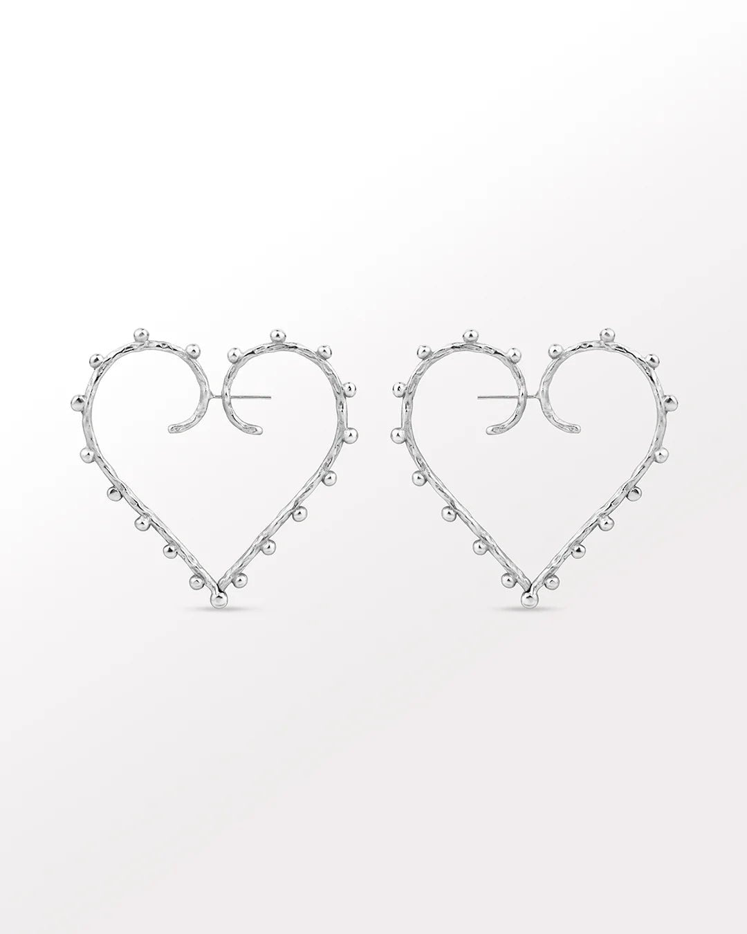 Passional Hoops - Silver XL - CiceroniEarringsBatoki