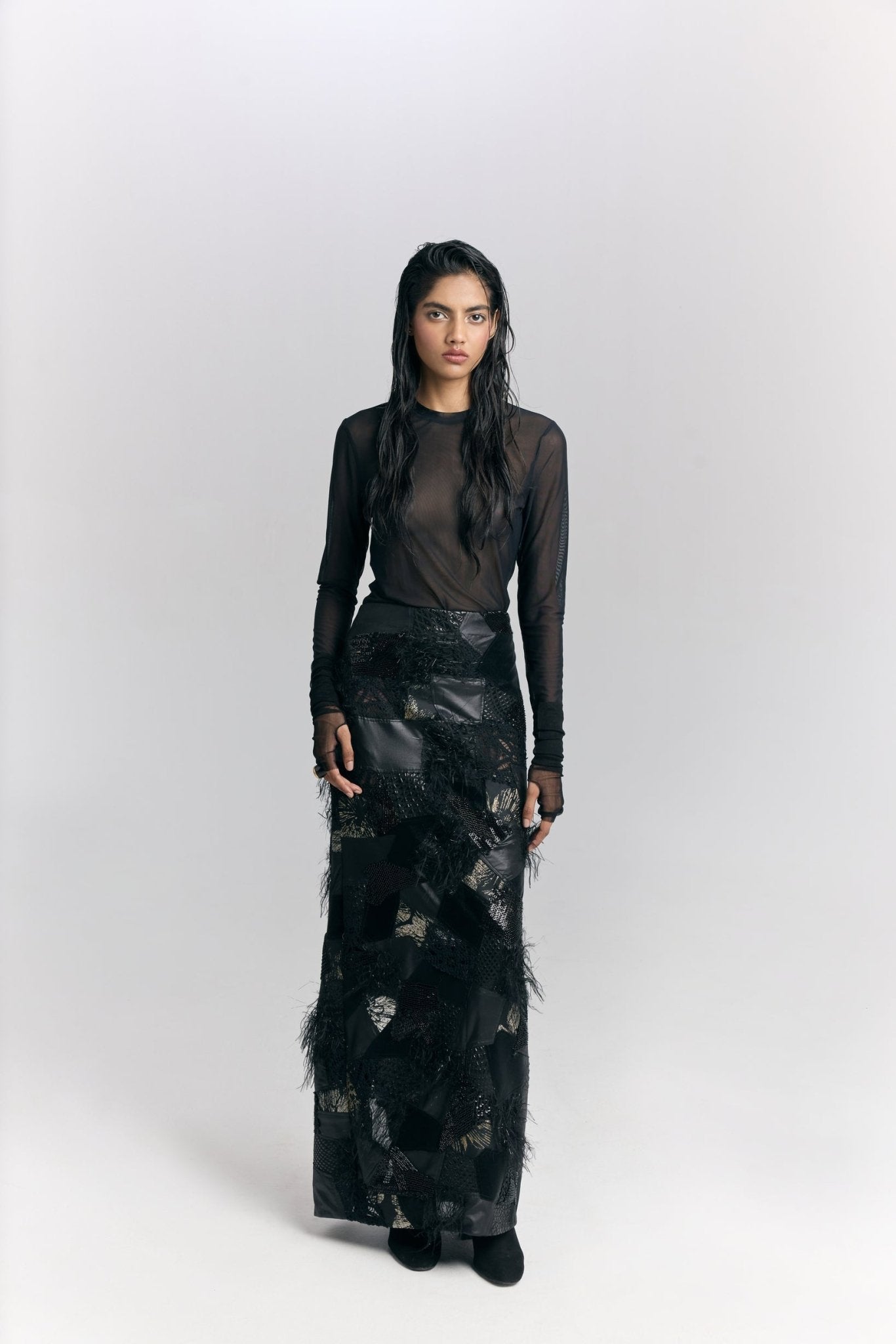 Patched Skirt - CiceroniSkirtPriyanca Khanna