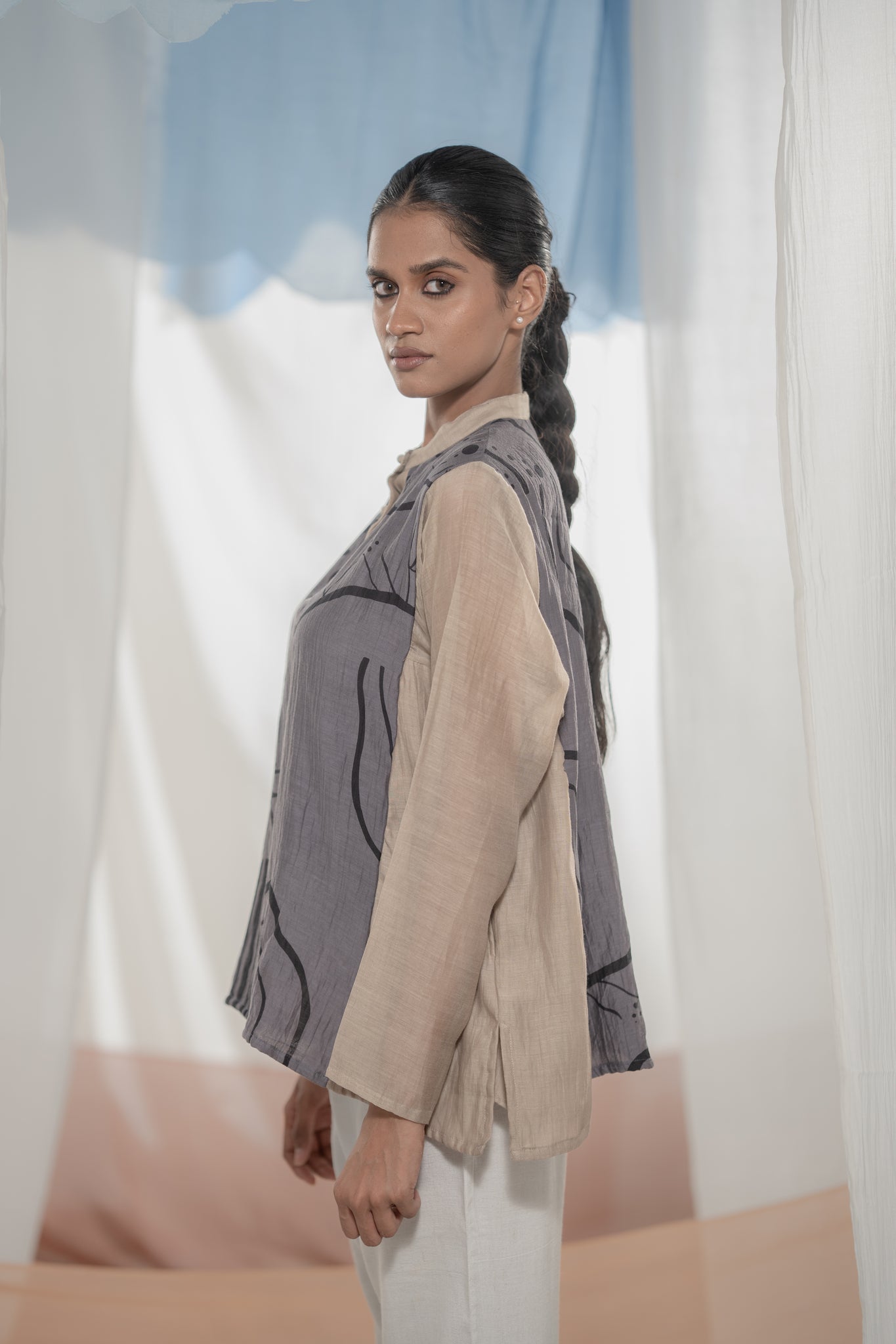 Pathway Shirt - CiceroniWomen ShirtsAmoda - Essence Of India