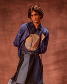 Patina Linen Shirt in Denim Blue - CiceroniMen ShirtsAnam Husain