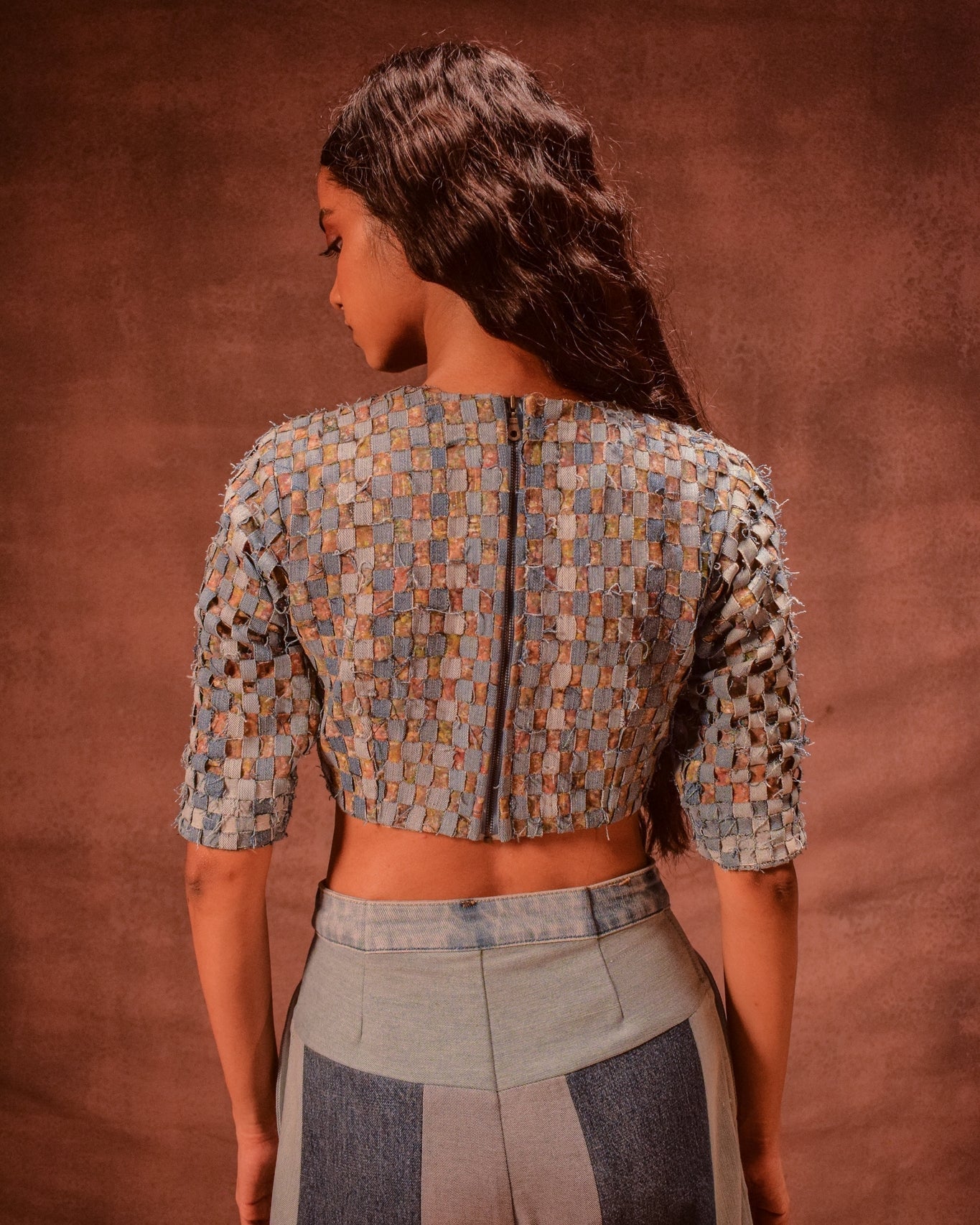 Patina X Denim Blouse - CiceroniBlouseAnam Husain