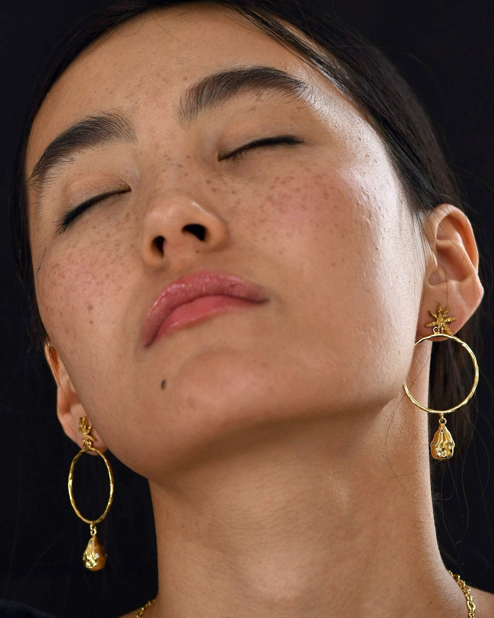 Pearl & Cinnamon Dangle Earrings - CiceroniEarringsThe Loom Art