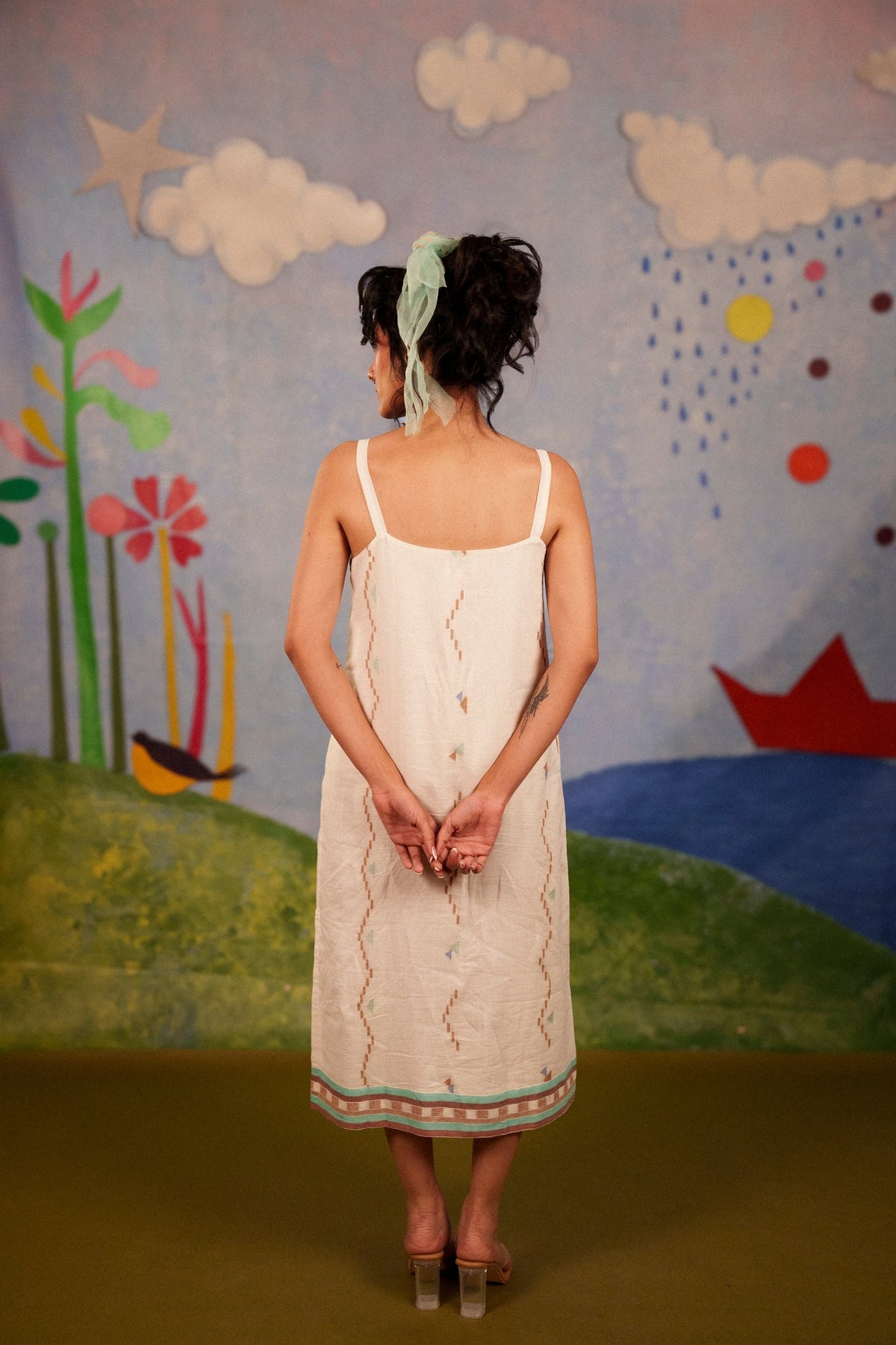 Pearl Strappy Dress - CiceroniDressesBhomra