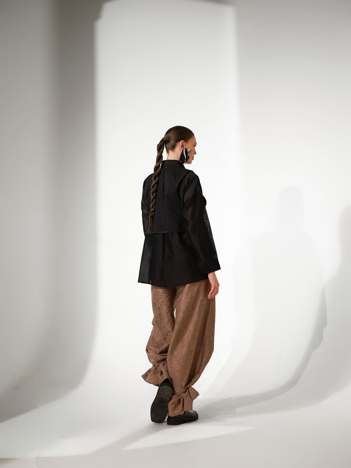 Pebble Shirt - Ochre - CiceroniWomen ShirtsStoique