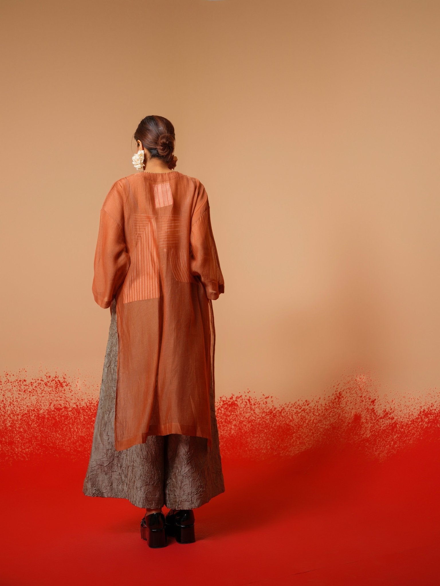 Pebble Tunic - Peach - CiceroniKurta, Everyday WearStoique