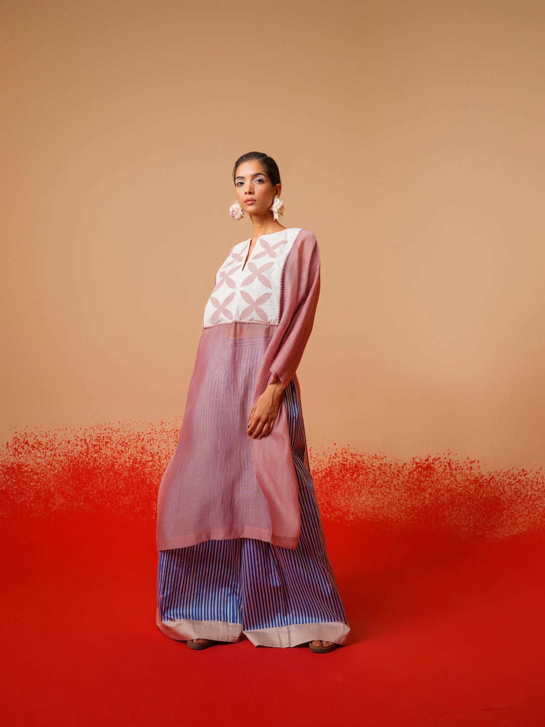 Pebble Tunic - Pink - CiceroniKurta, Everyday WearStoique