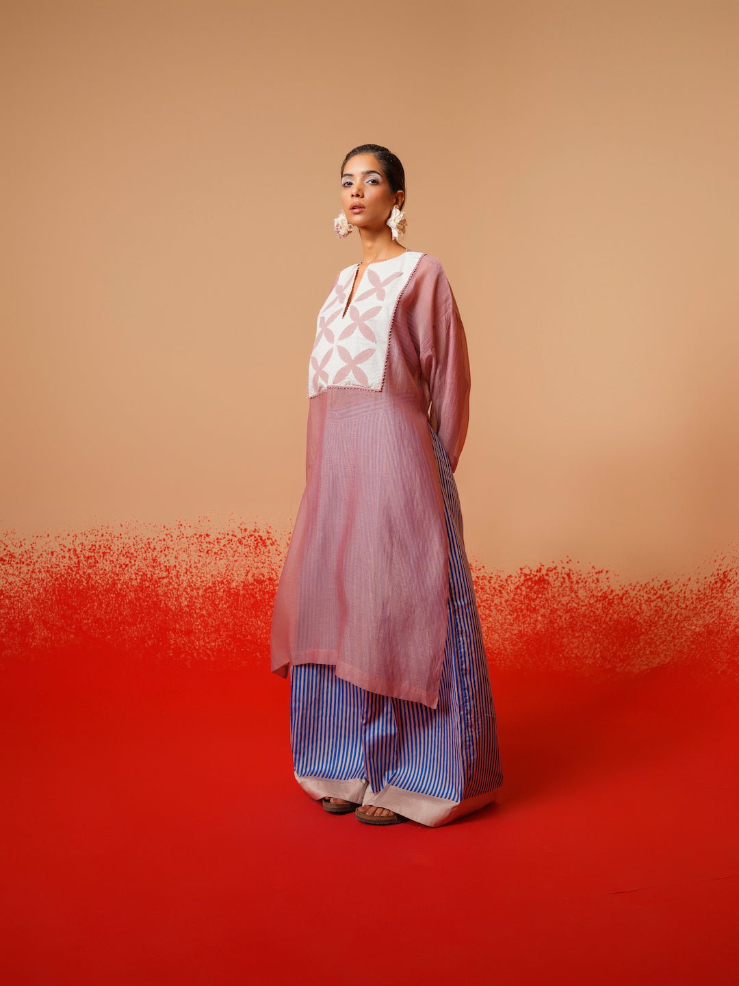 Pebble Tunic - Pink - CiceroniKurta, Everyday WearStoique