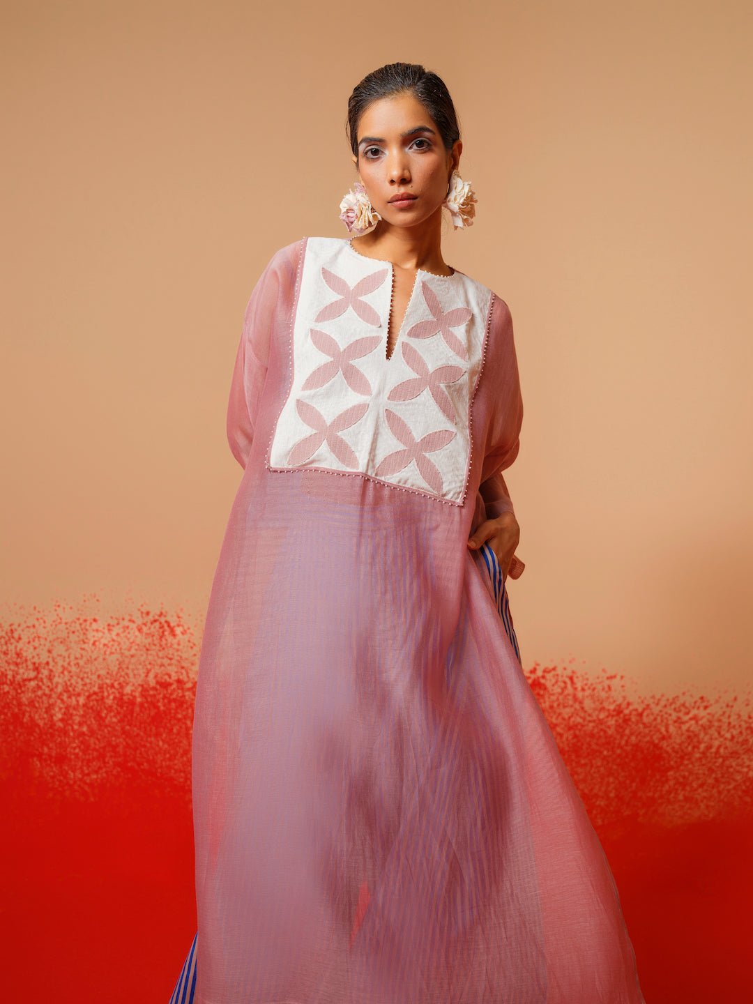 Pebble Tunic - Pink - CiceroniKurta, Everyday WearStoique