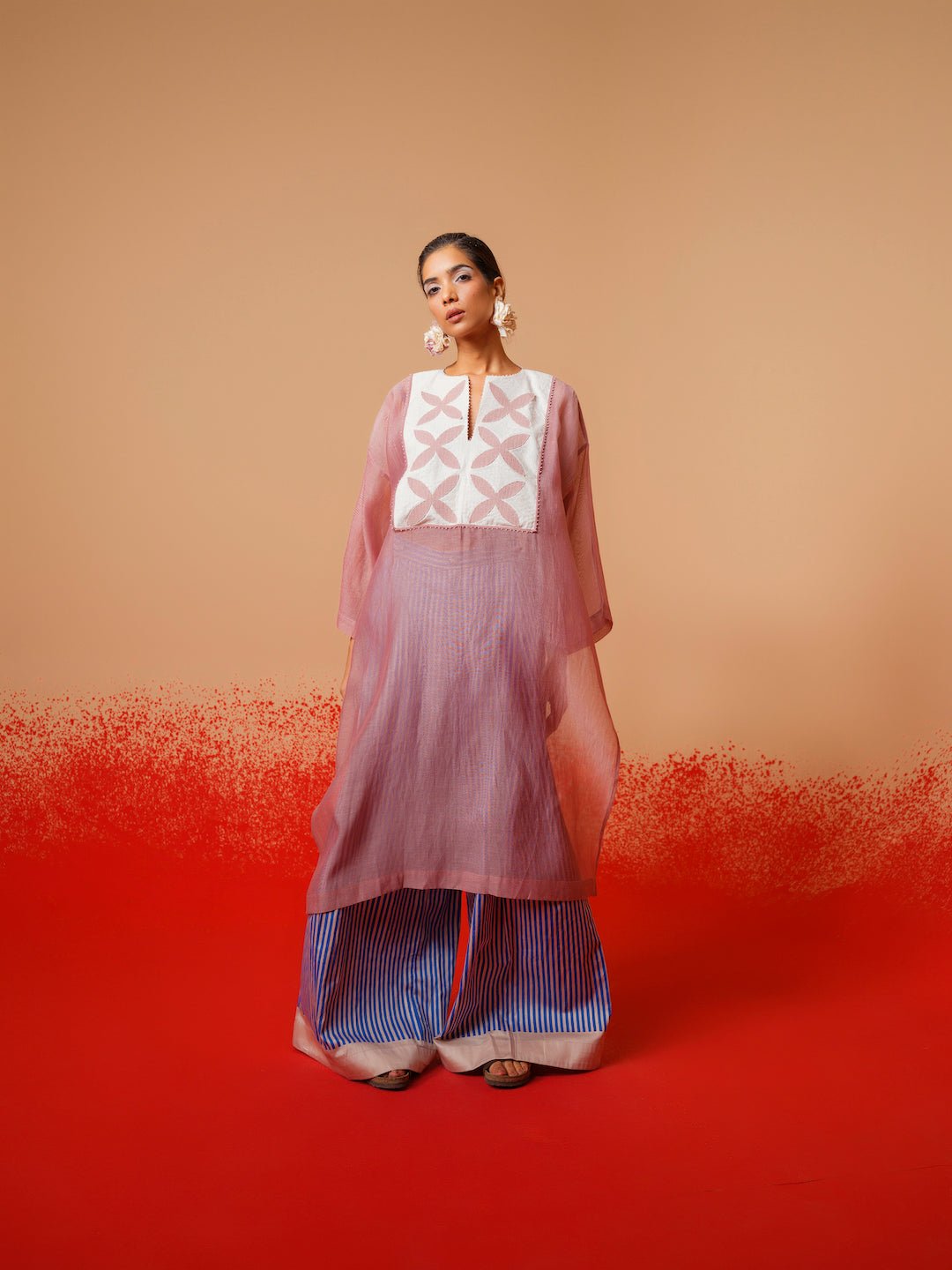 Pebble Tunic - Pink - CiceroniKurta, Everyday WearStoique