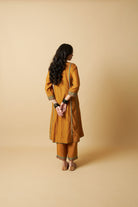 Peeli Pataka Embroidered Kurta Set- Set of 3 - CiceroniKurta Set, Festive WearPants and Pajamas