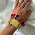 Petal Brass Bracelet - CiceroniBraceletsBy Nirjari