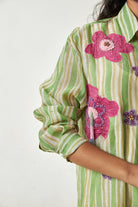 Petal Haze Block Printed Co-ord Set - CiceroniCo-ord SetPants and Pajamas