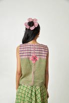 Petal Mosaic Block Printed Vest - CiceroniVestPants and Pajamas