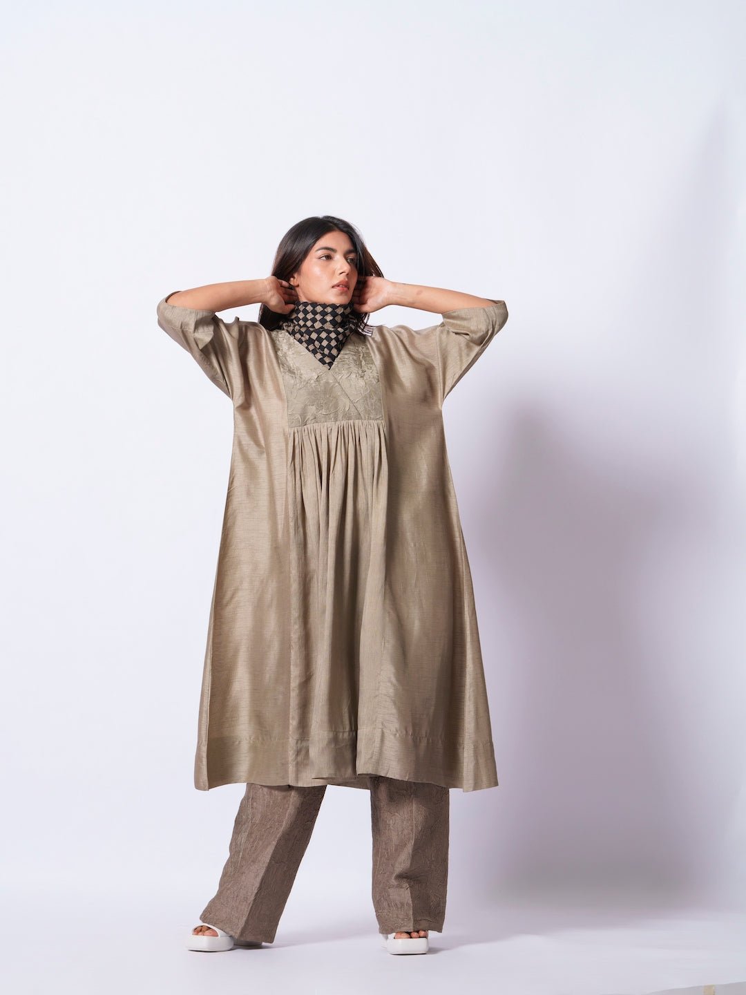 Petal Pants - Grey - CiceroniPantsStoique