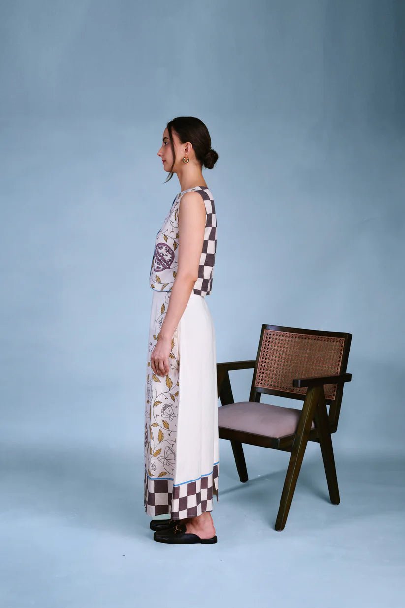 Petal Print Skirt - CiceroniSkirtsNambi - Kai