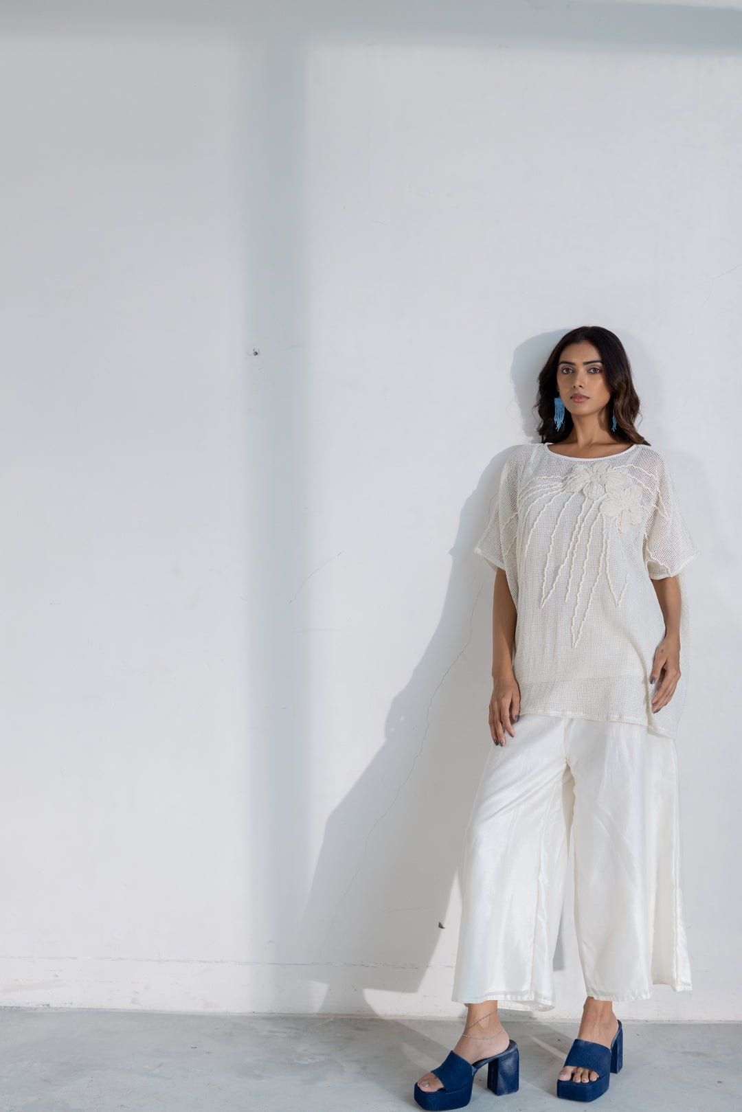 Petalwork Mesh Top - CiceroniTopsSilai Studio