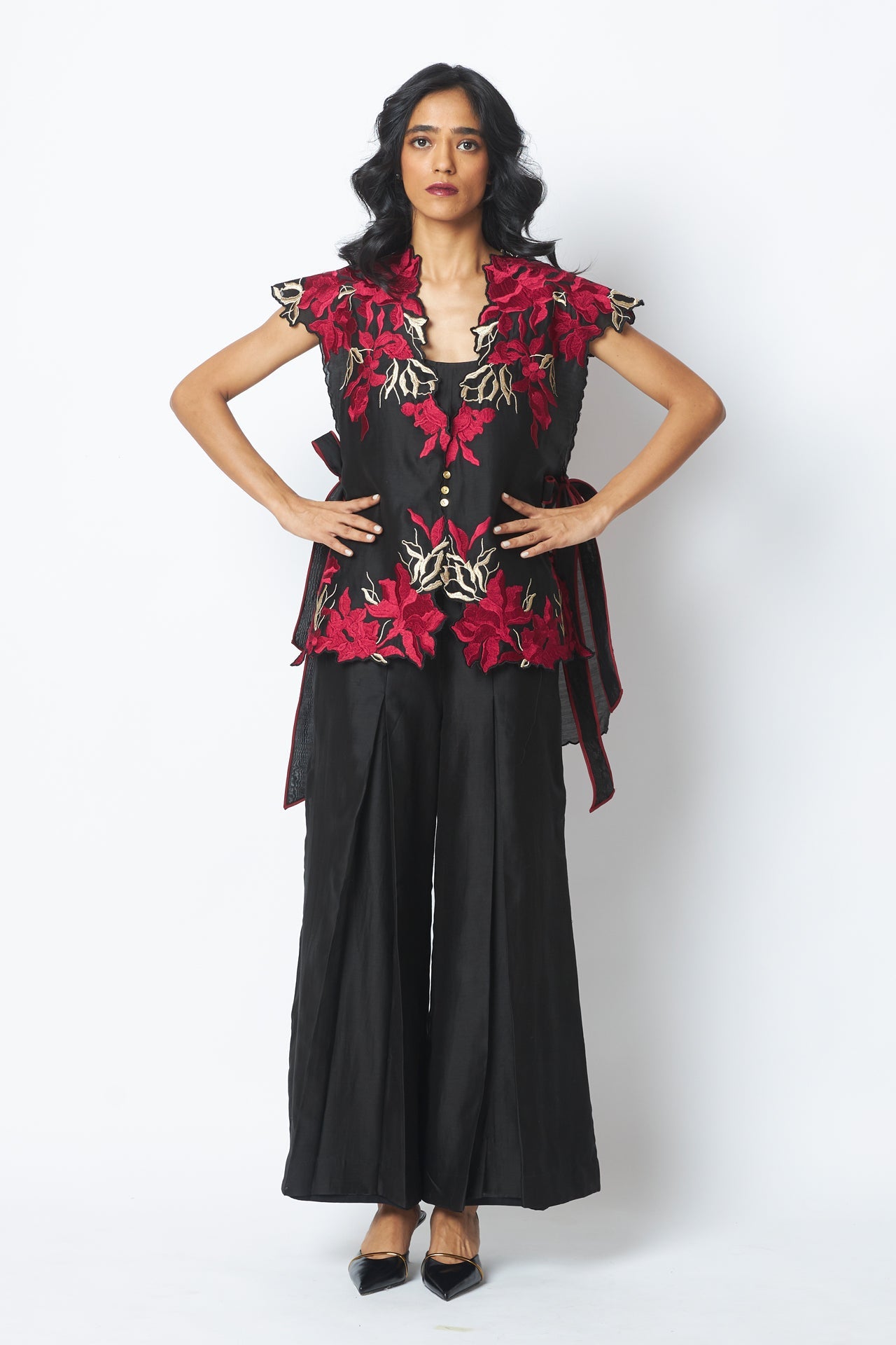 Pilar - Floating Cape with Inner & Pants - CiceroniCo - ord SetMadder Much