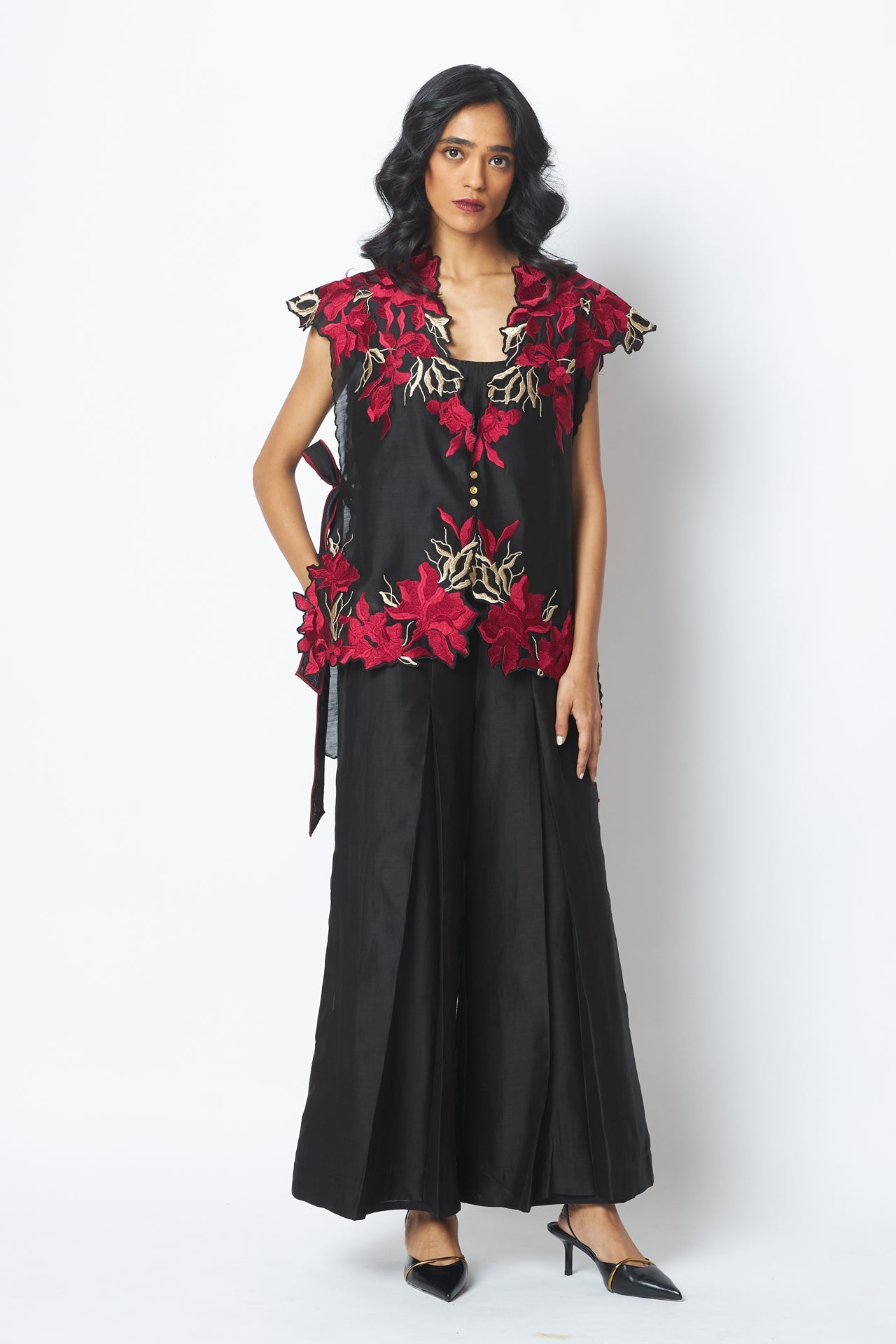 Pilar - Floating Cape with Inner & Pants - CiceroniCo - ord SetMadder Much