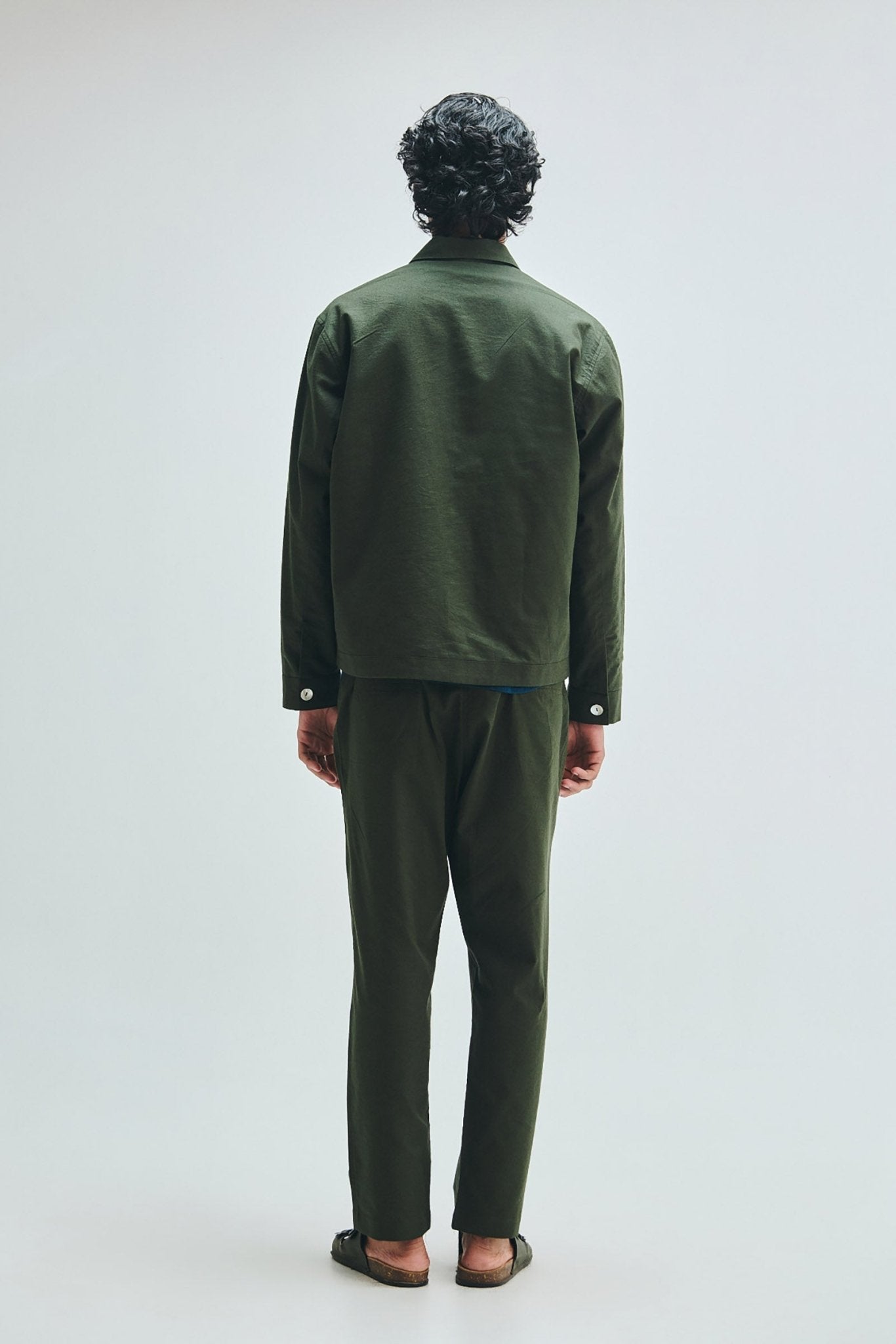 Pine Linen Men's Tapered Lounge Pants - CiceroniLounge PantsSaphed