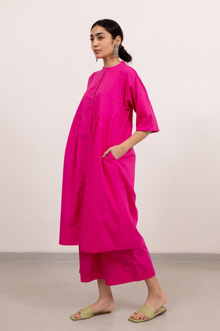 Pink Horizon Tunic - CiceroniKurta, Everyday WearSilai Studio