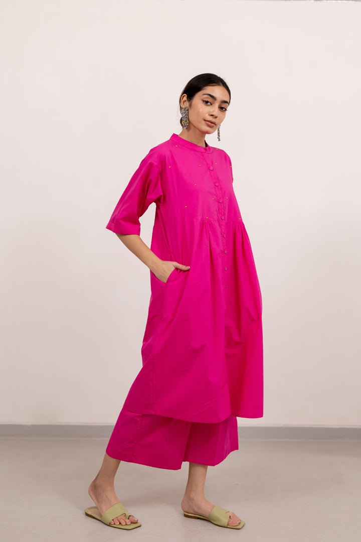 Pink Horizon Tunic - CiceroniKurta, Everyday WearSilai Studio