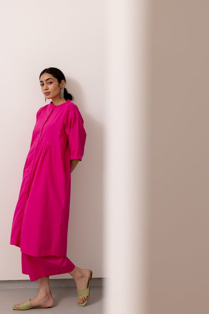 Pink Horizon Tunic - CiceroniKurta, Everyday WearSilai Studio