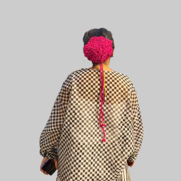 Pink Mogra Bun - CiceroniHair AccessoriesBy Nirjari