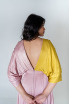 Pink - Yellow Color - Blocked Jumpsuit - CiceroniJumpsuitNeora