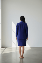 Pixel Jacket – Midnight Blue Pixel Jamdani - CiceroniJacketsBhomra