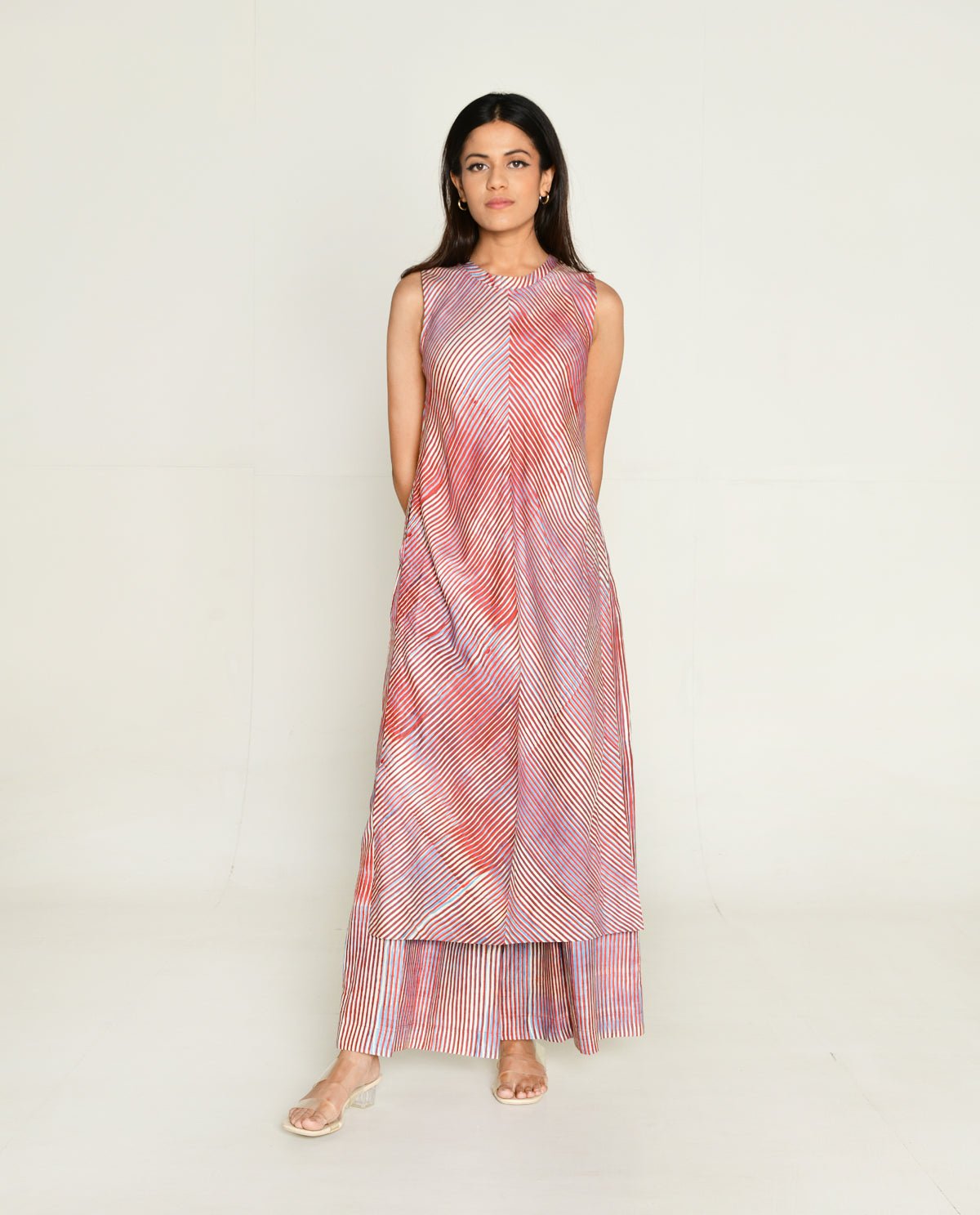 Plosky Cloud Kurta With Wide Leg Pant Co-ord Set - CiceroniKurta SetRias Jaipur