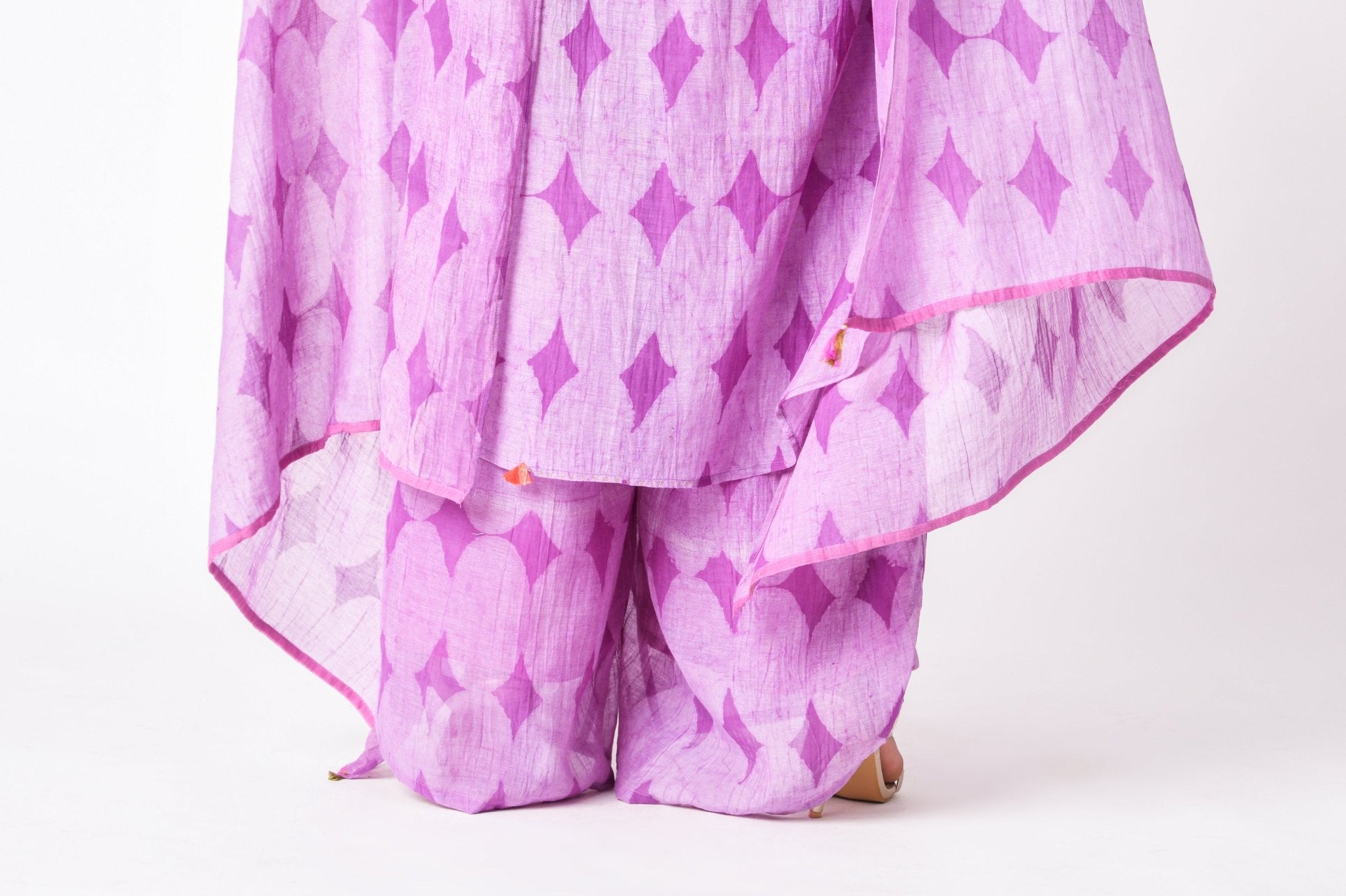 Plum Dupatta Set - CiceroniKurta SetsJayati Goenka