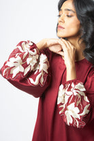Poey - Sculpted Sleeve Shift Dress - CiceroniDressMadder Much