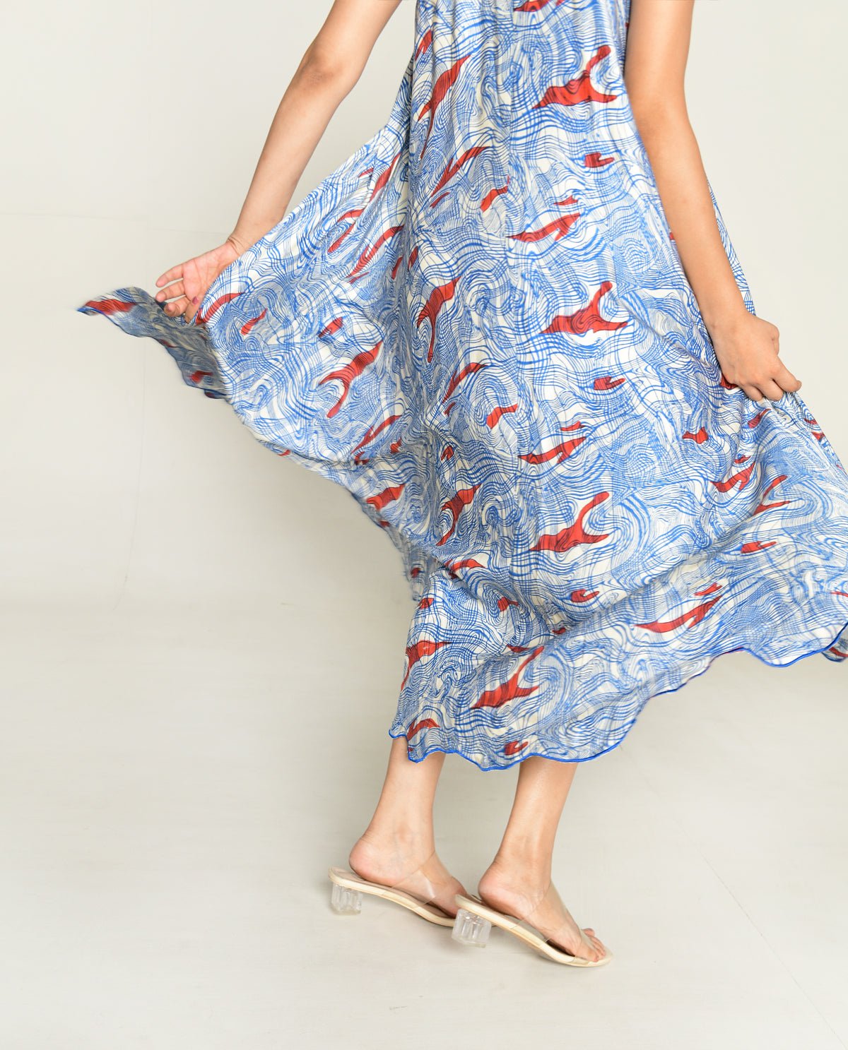 Ponzo Halter Neck Maxi Dress - CiceroniDressesRias Jaipur