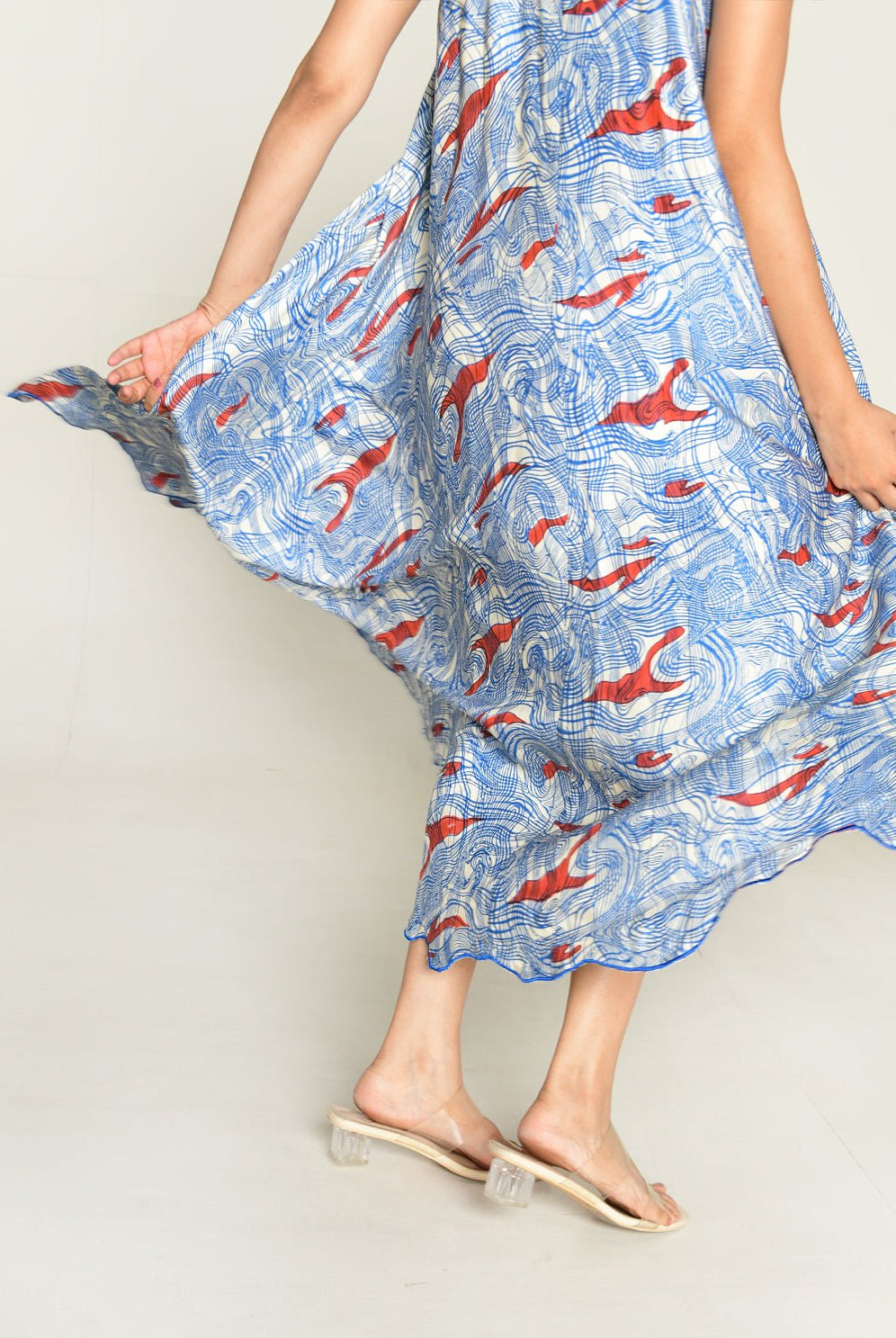 Ponzo Halter Neck Maxi Dress - CiceroniDressesRias Jaipur