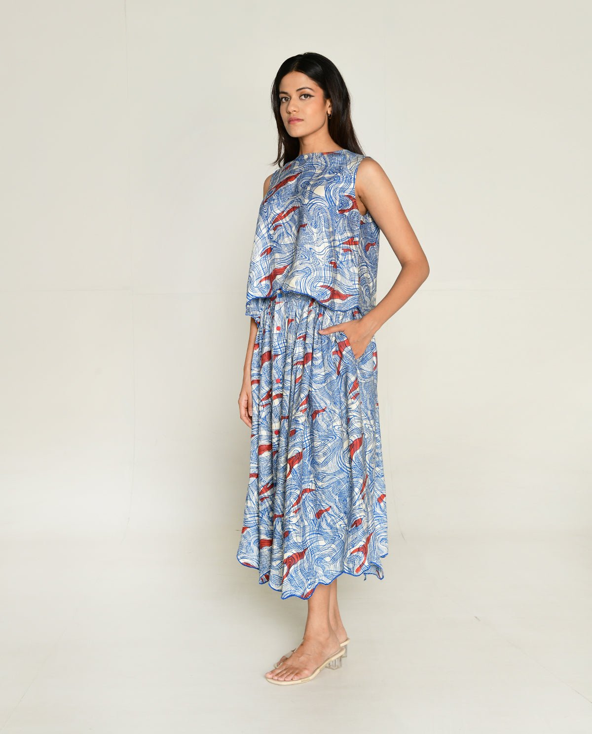 Ponzo Top With Skirt - CiceroniCo-ord SetRias Jaipur