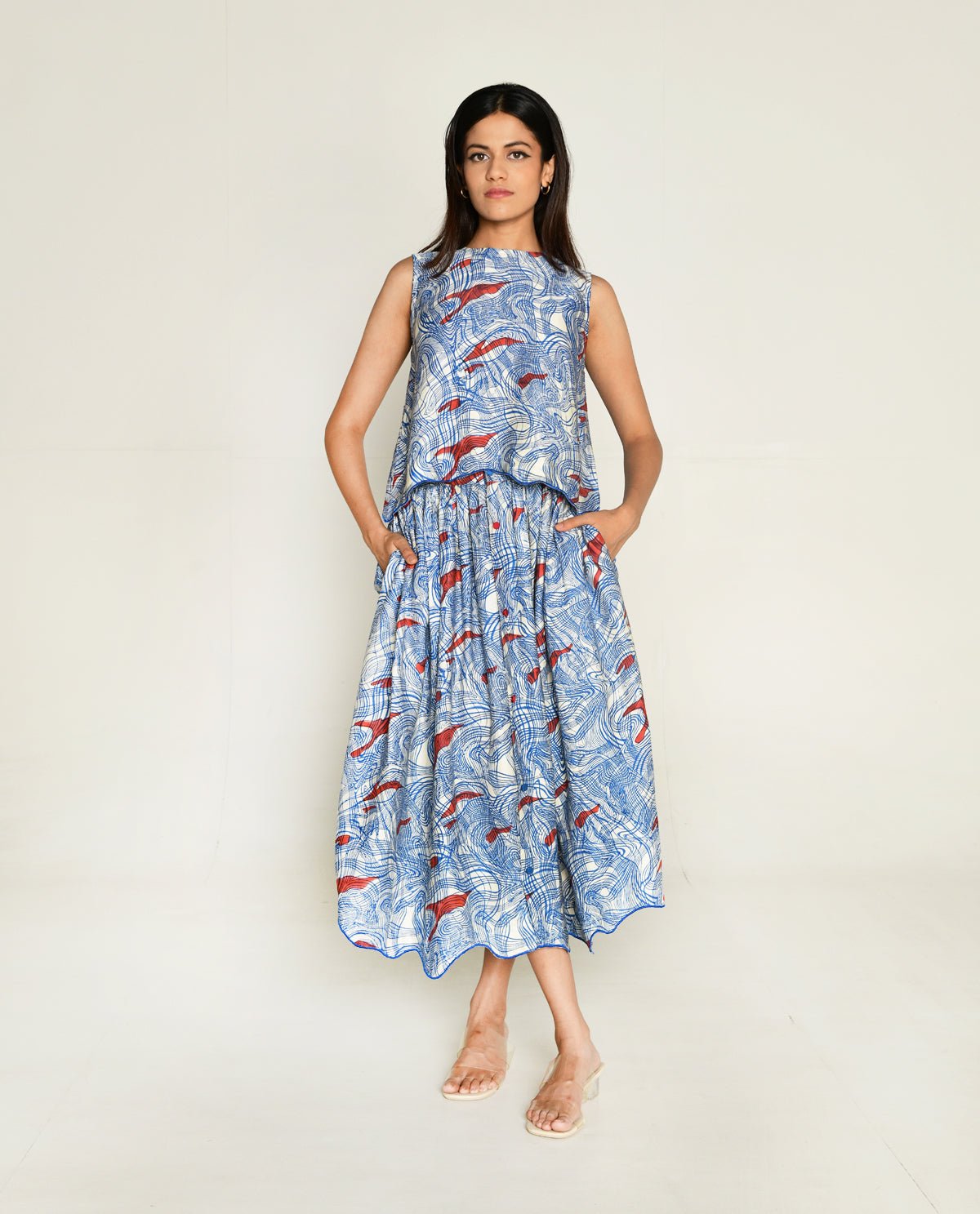 Ponzo Top With Skirt - CiceroniCo-ord SetRias Jaipur