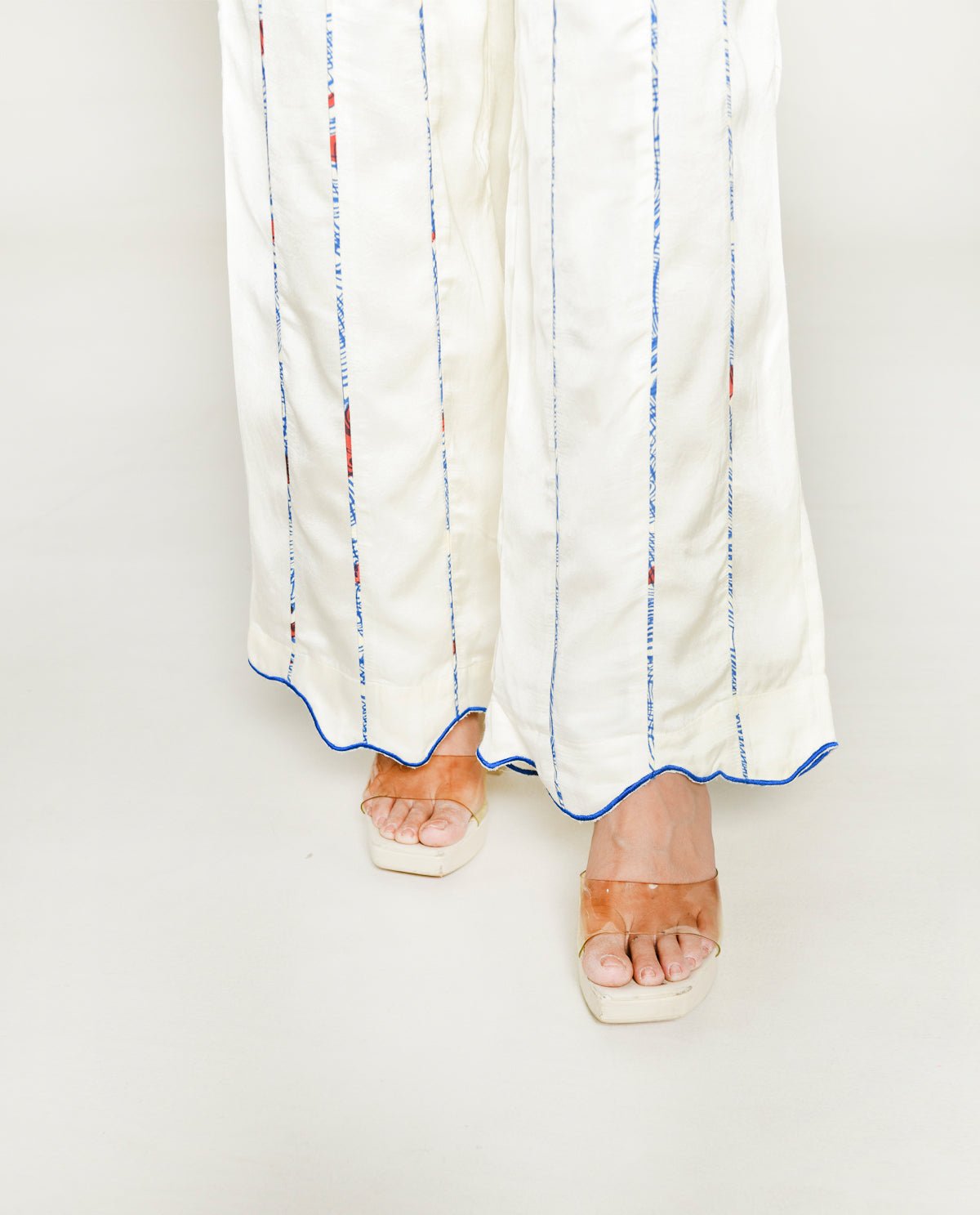 Ponzo White Pant - CiceroniPantsRias Jaipur