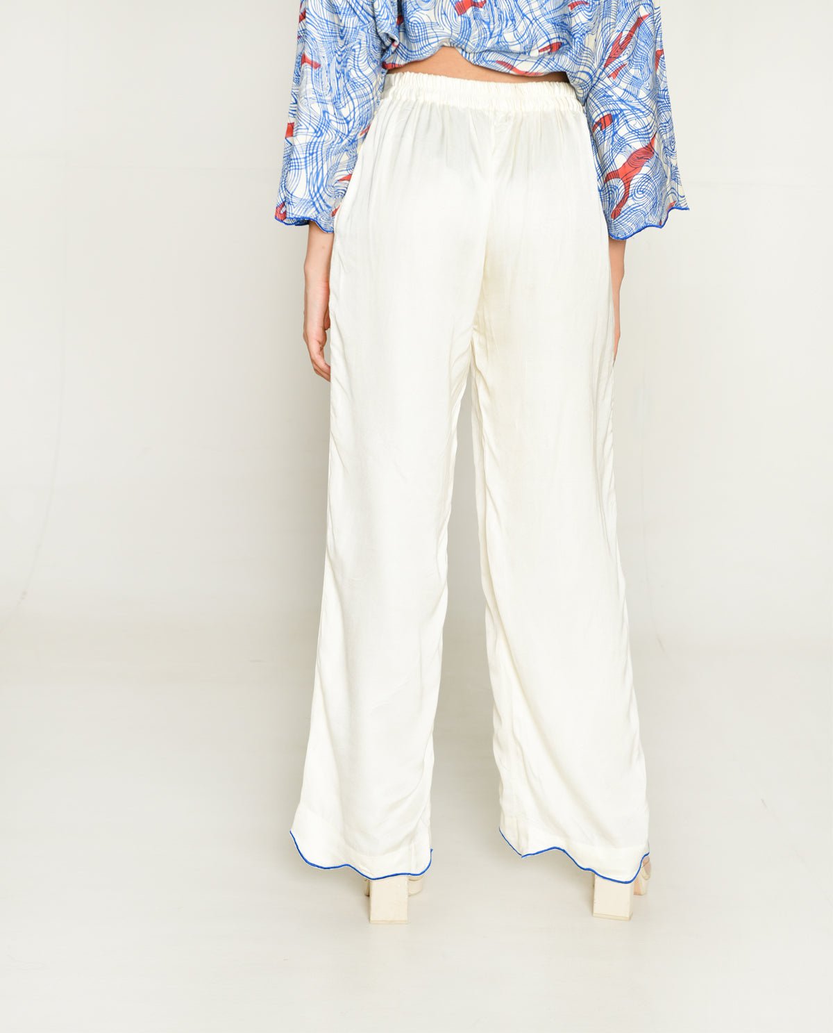 Ponzo White Pant - CiceroniPantsRias Jaipur