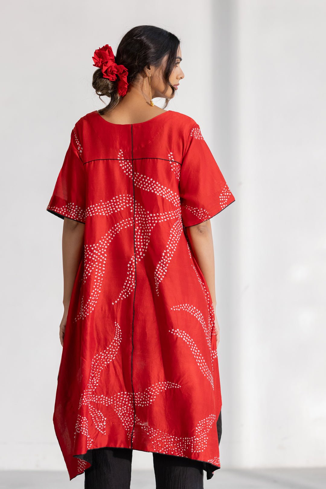 Poppy Fields Bandhani Kurta Set - CiceroniKurta SetSilai Studio