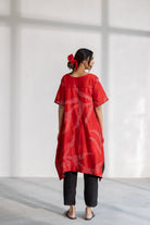 Poppy Fields Bandhani Kurta - CiceroniKurtaSilai Studio