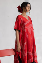 Poppy Fields Bandhani Kurta - CiceroniKurtaSilai Studio
