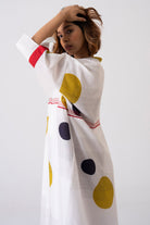 Poppy Kaftan - Lime green - CiceroniKaftanThe Kaatn Trail